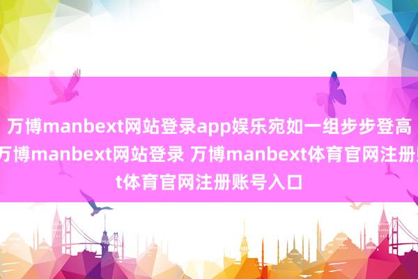 万博manbext网站登录app娱乐宛如一组步步登高的天梯-万博manbext网站登录 万博manbext体育官网注册账号入口
