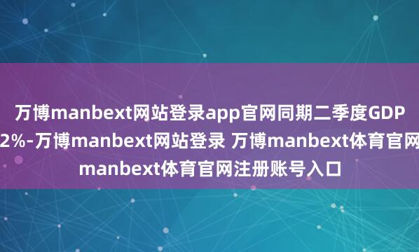 万博manbext网站登录app官网同期二季度GDP上修至年化2.2%-万博manbext网站登录 万博manbext体育官网注册账号入口